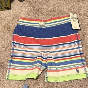 Polo by Ralph Lauren Multicolor Striped Kids Shorts